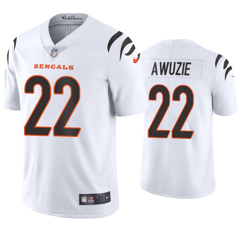 Men Cincinnati Bengals #22 Chidobe Awuzie White Nike Limited Player NFL Jersey